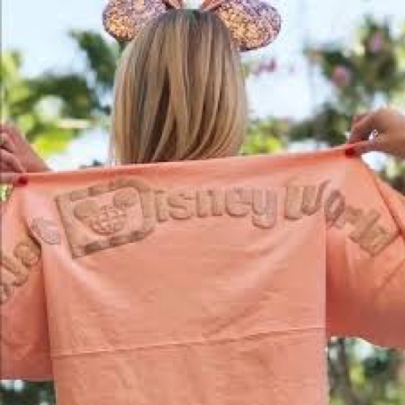 Disney Tops - Walt Disney Gold Glitter Spirit Jersey